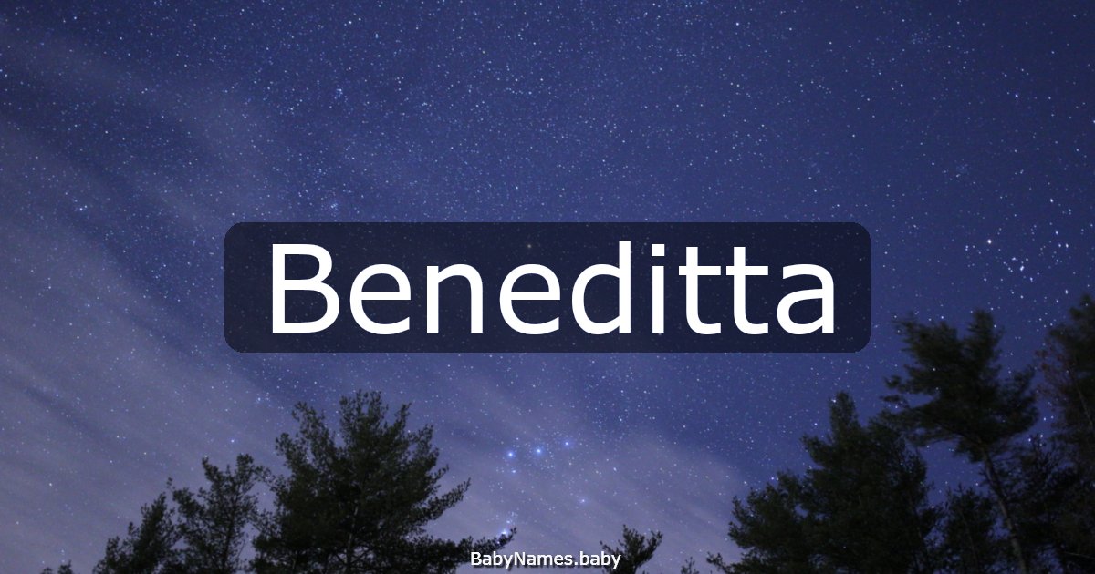 Beneditta