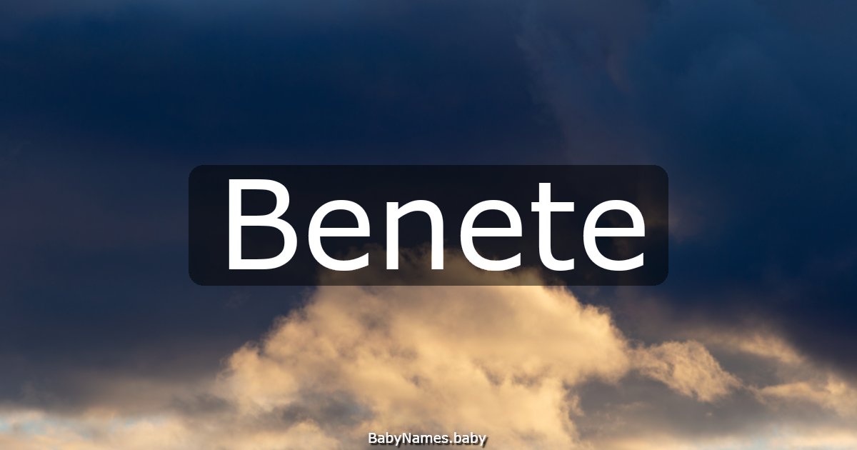 Benete