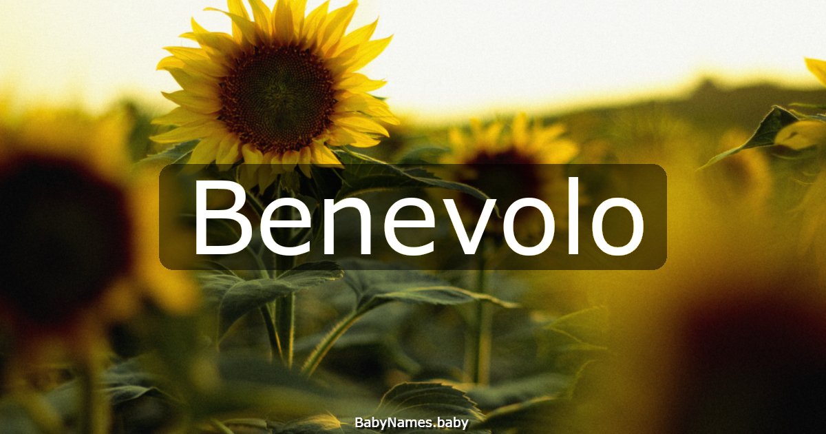 Benevolo