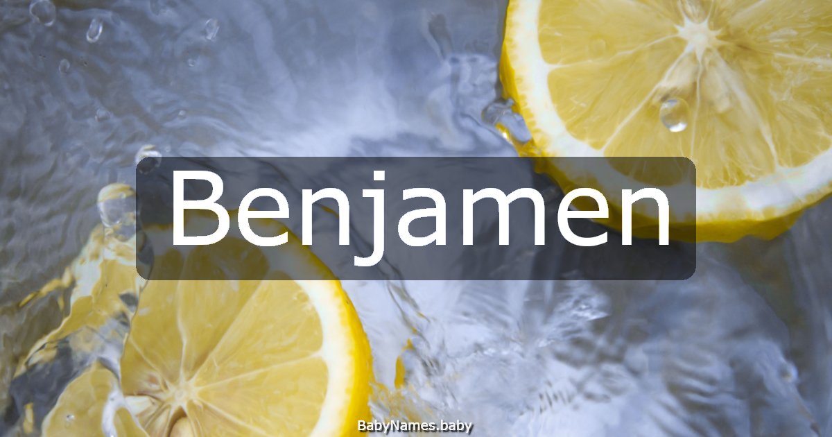 Benjamen