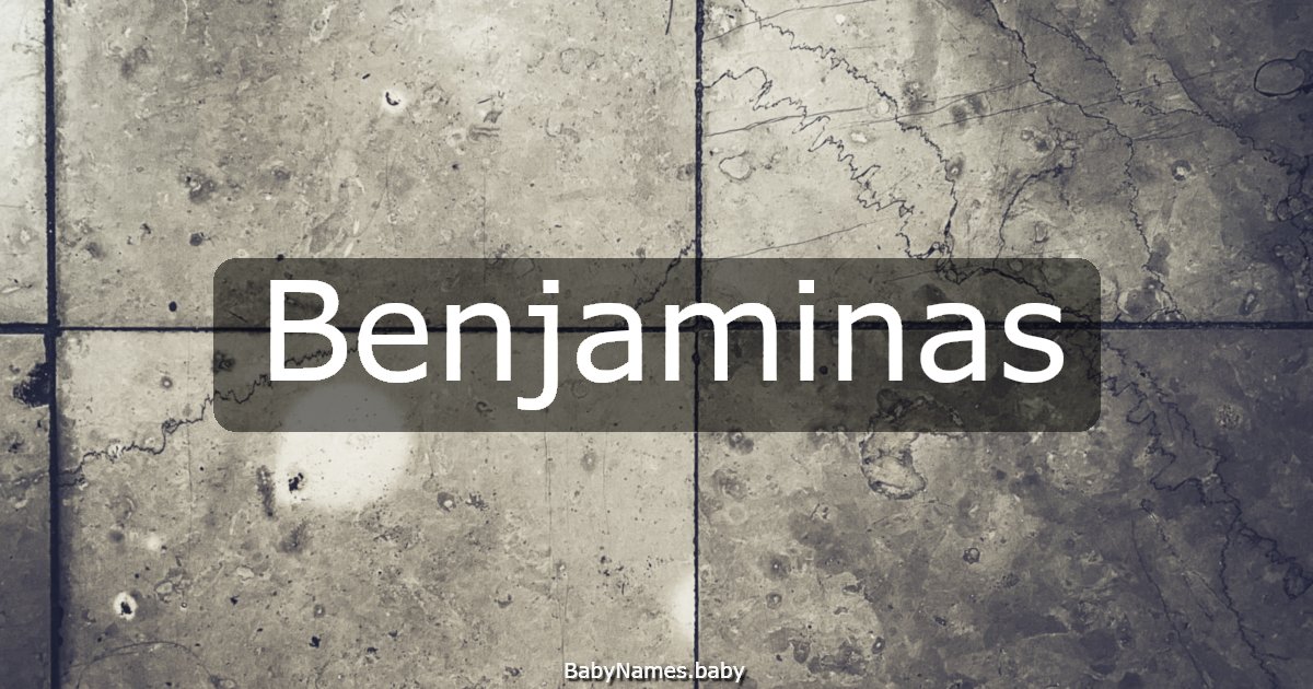 Benjaminas