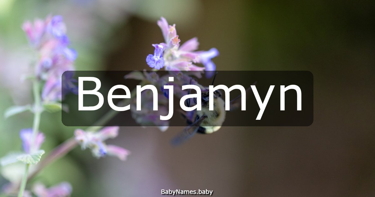 Benjamyn