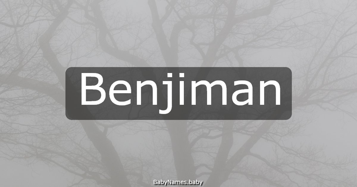 Benjiman