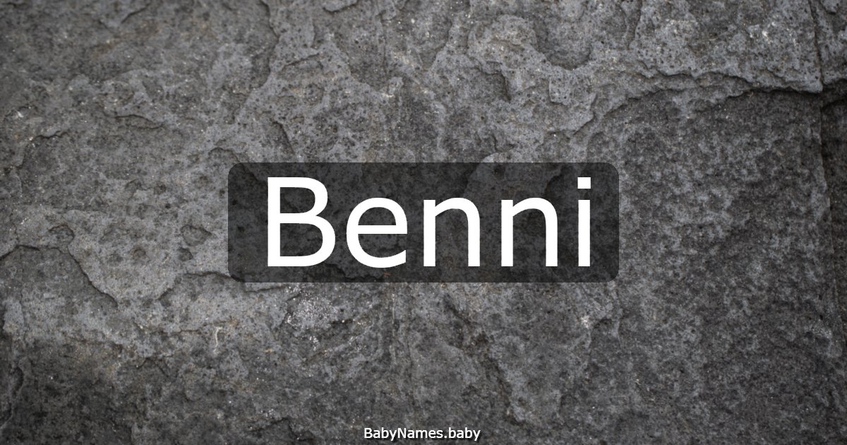Benni