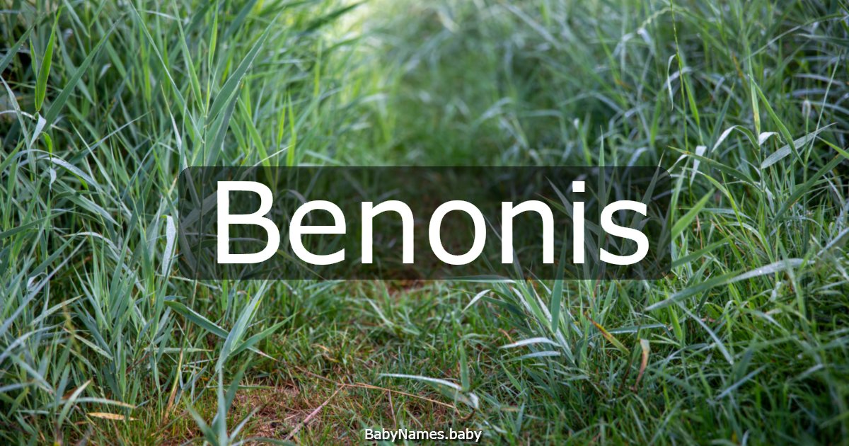Benonis