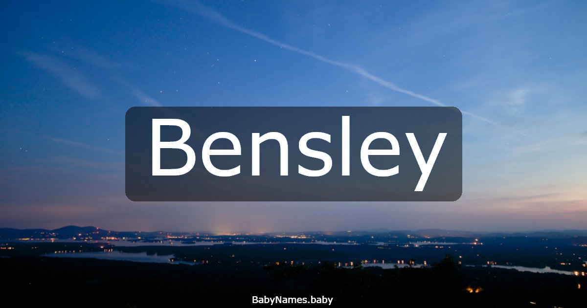 Bensley
