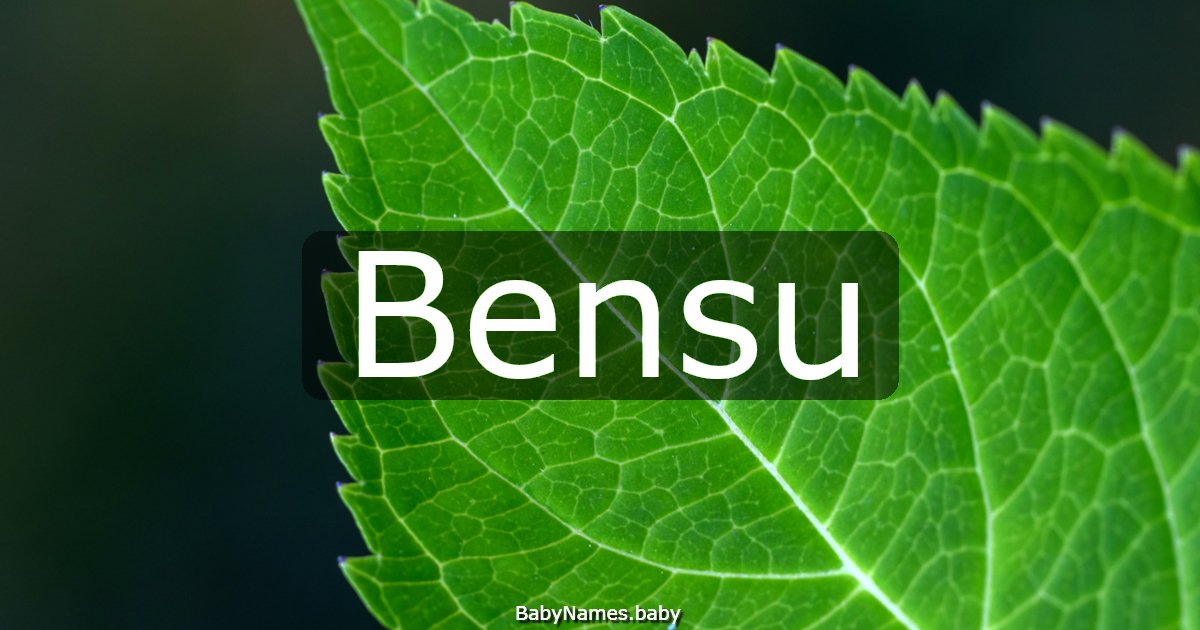 Bensu