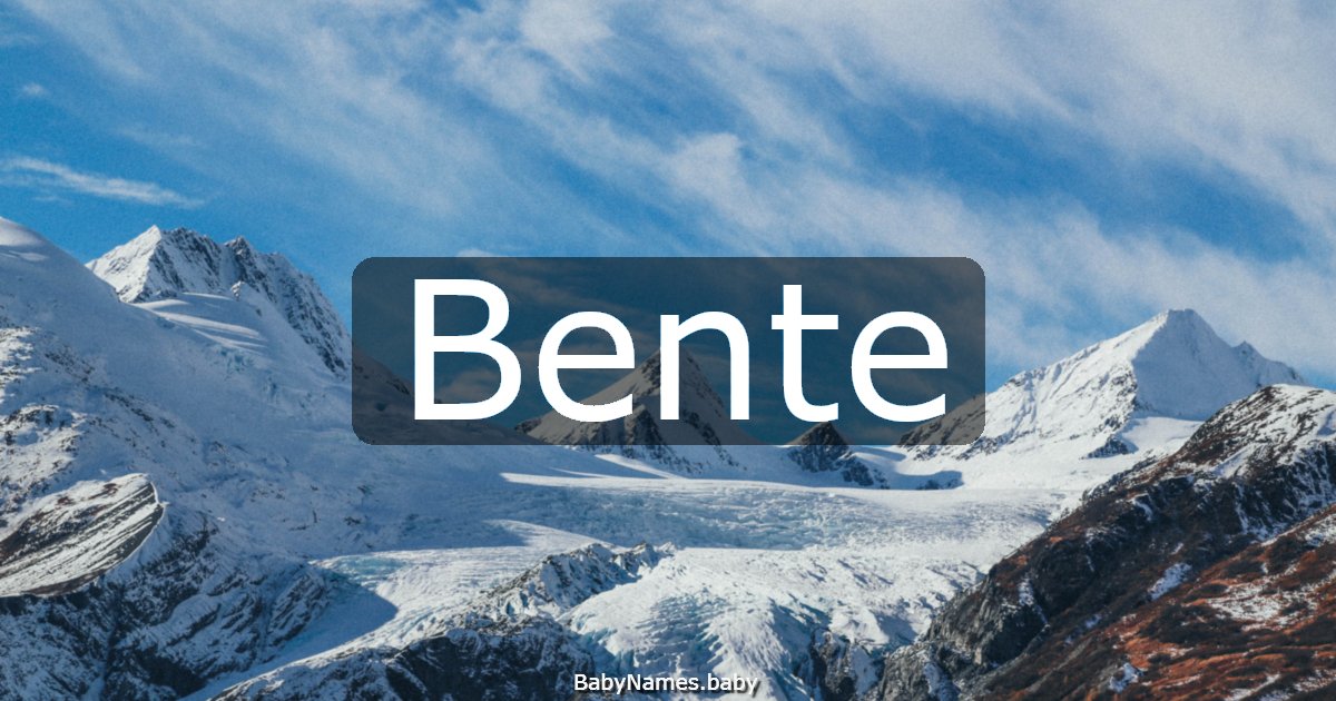 Bente
