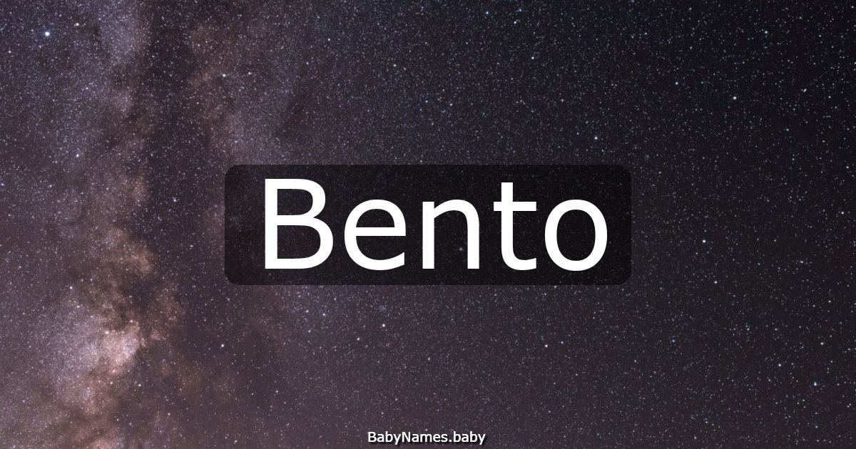 Bento