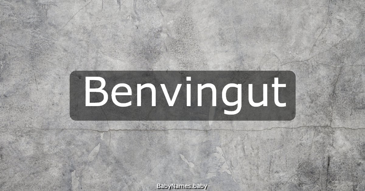 Benvingut