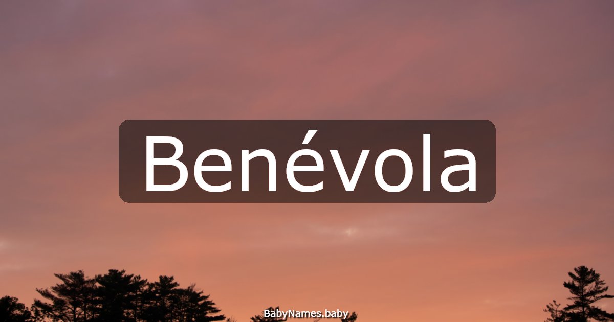 Benévola