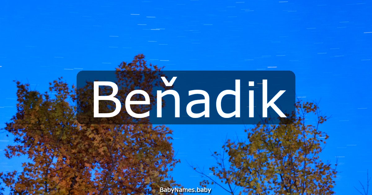Beňadik