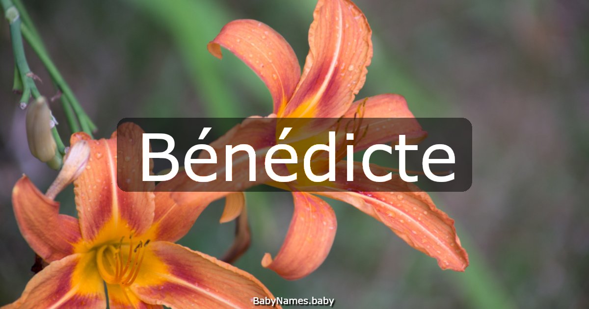 Bénédicte