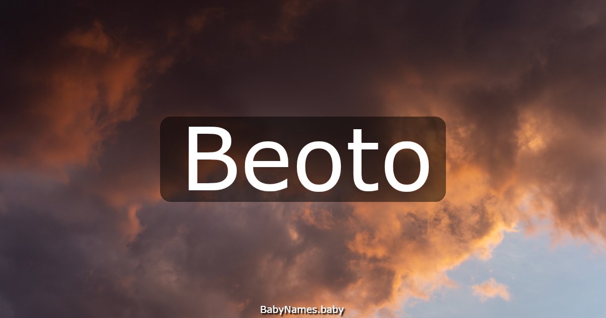 Beoto