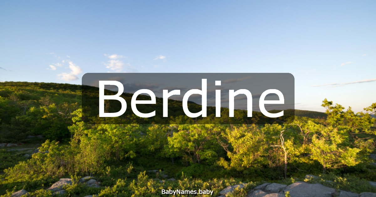 Berdine