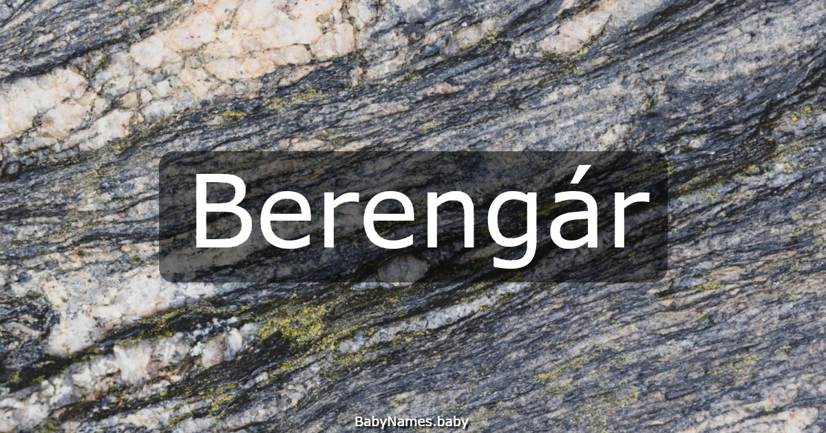 Berengár
