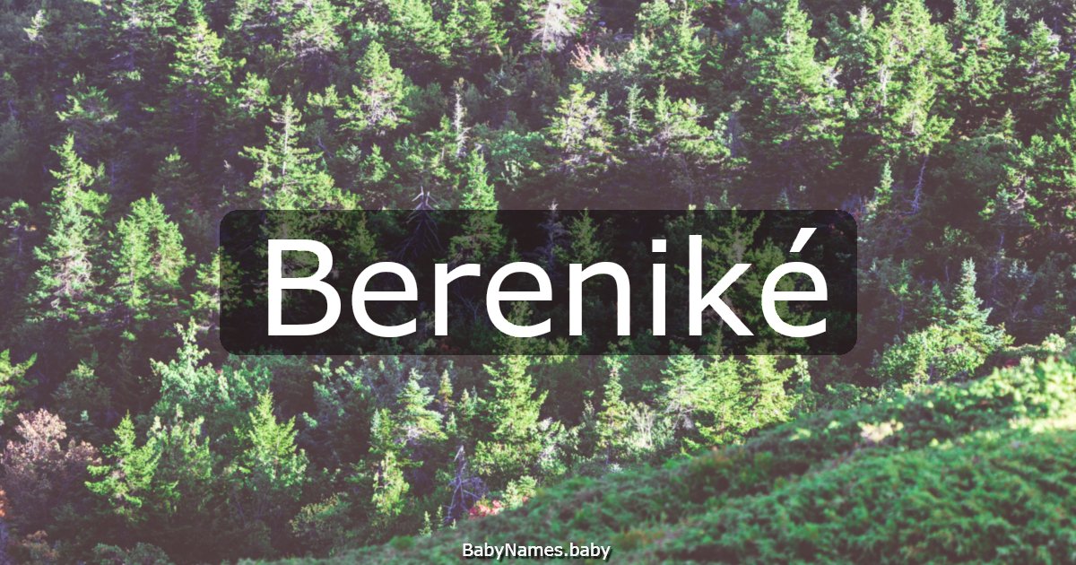 Bereniké