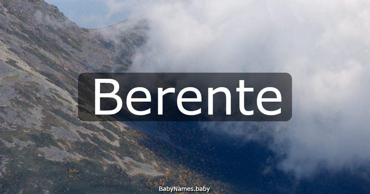 Berente