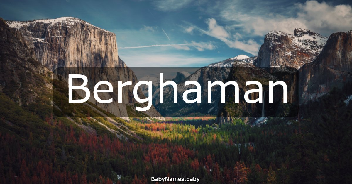 Berghaman