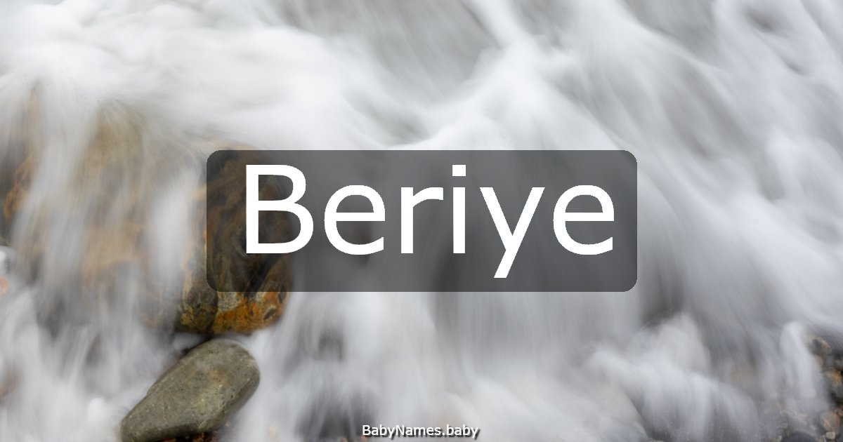 Beriye
