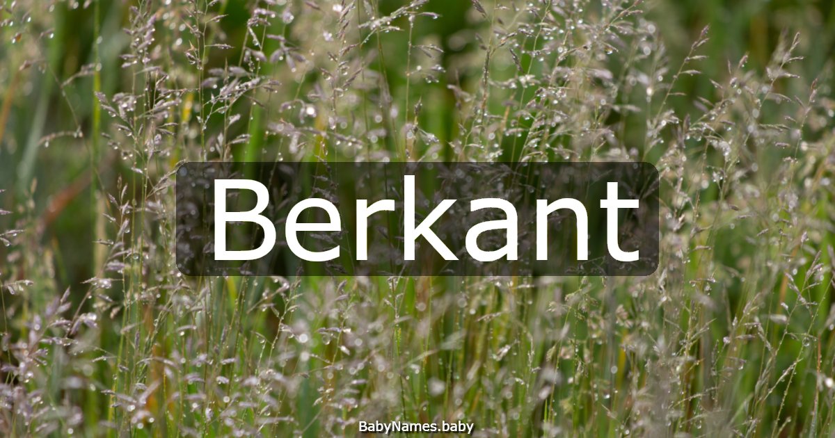 Berkant