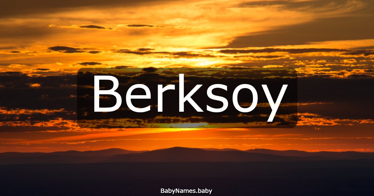 Berksoy