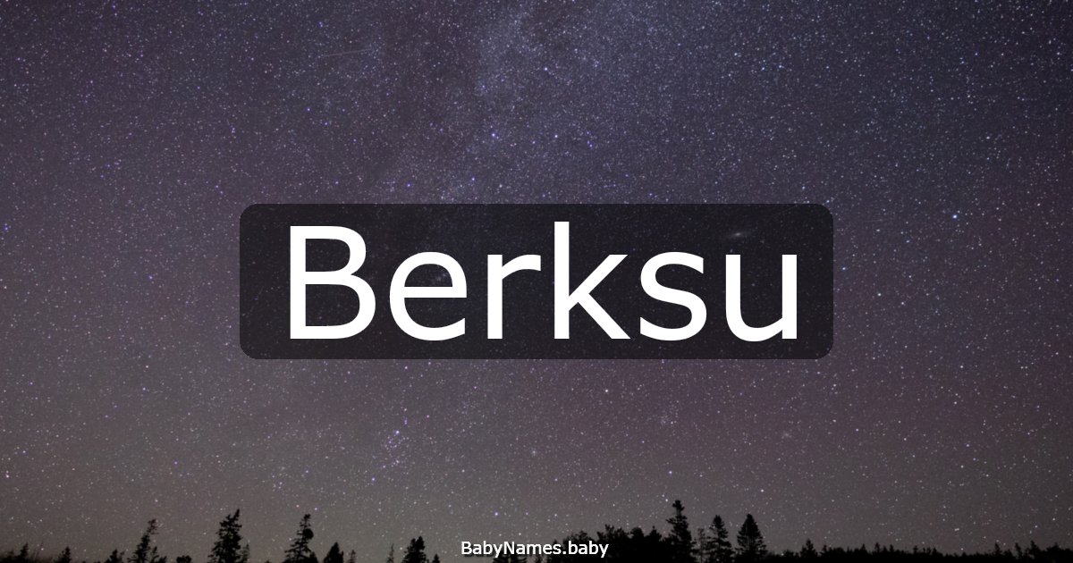 Berksu