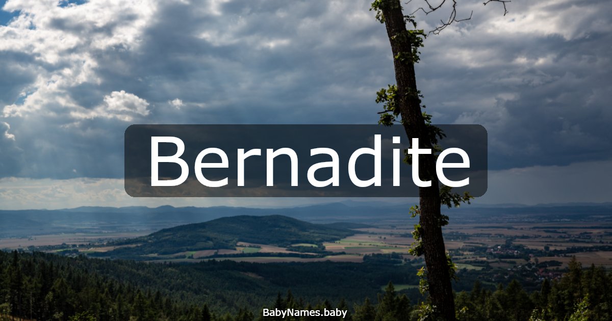 Bernadite
