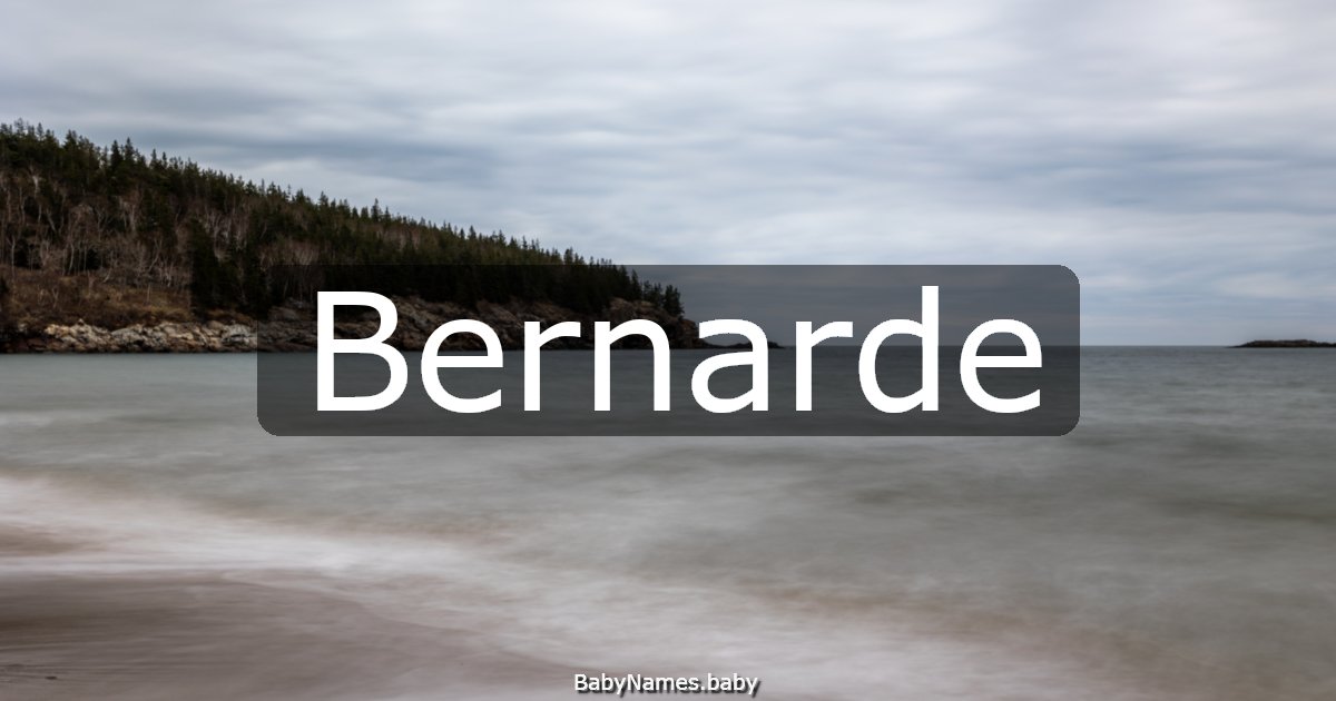 Bernarde