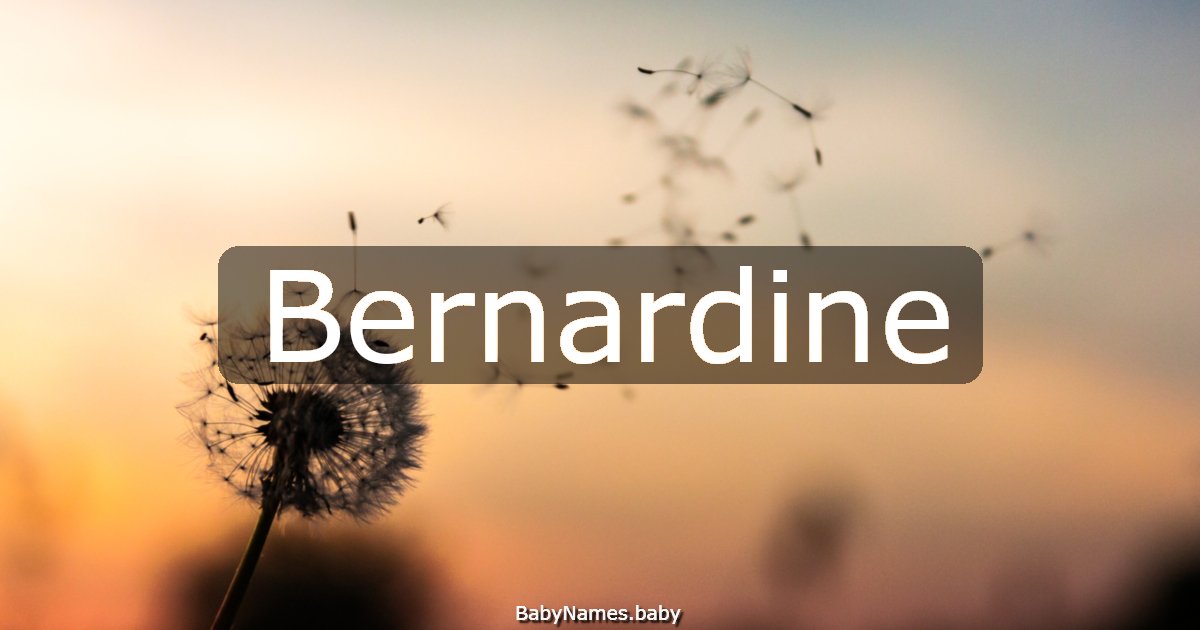 Bernardine