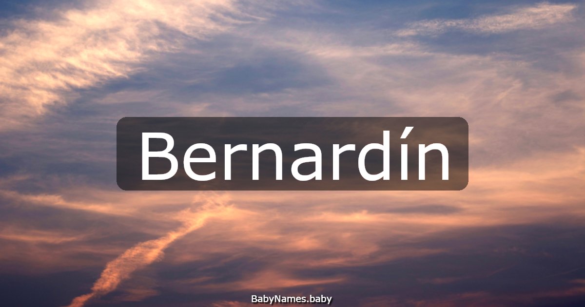 Bernardín
