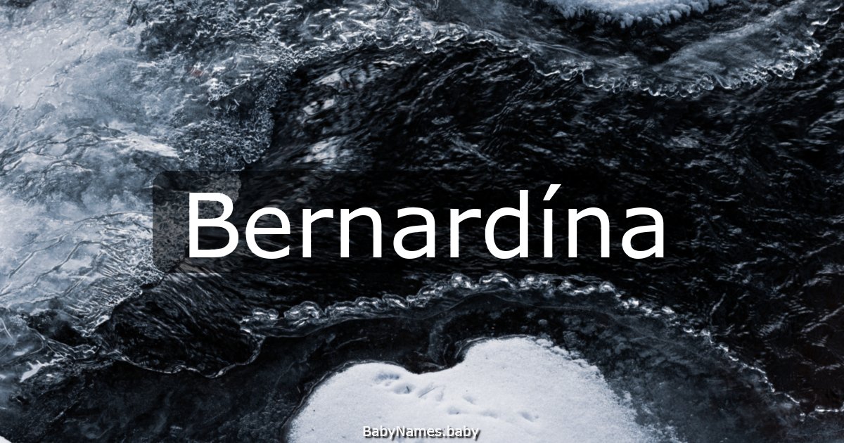 Bernardína