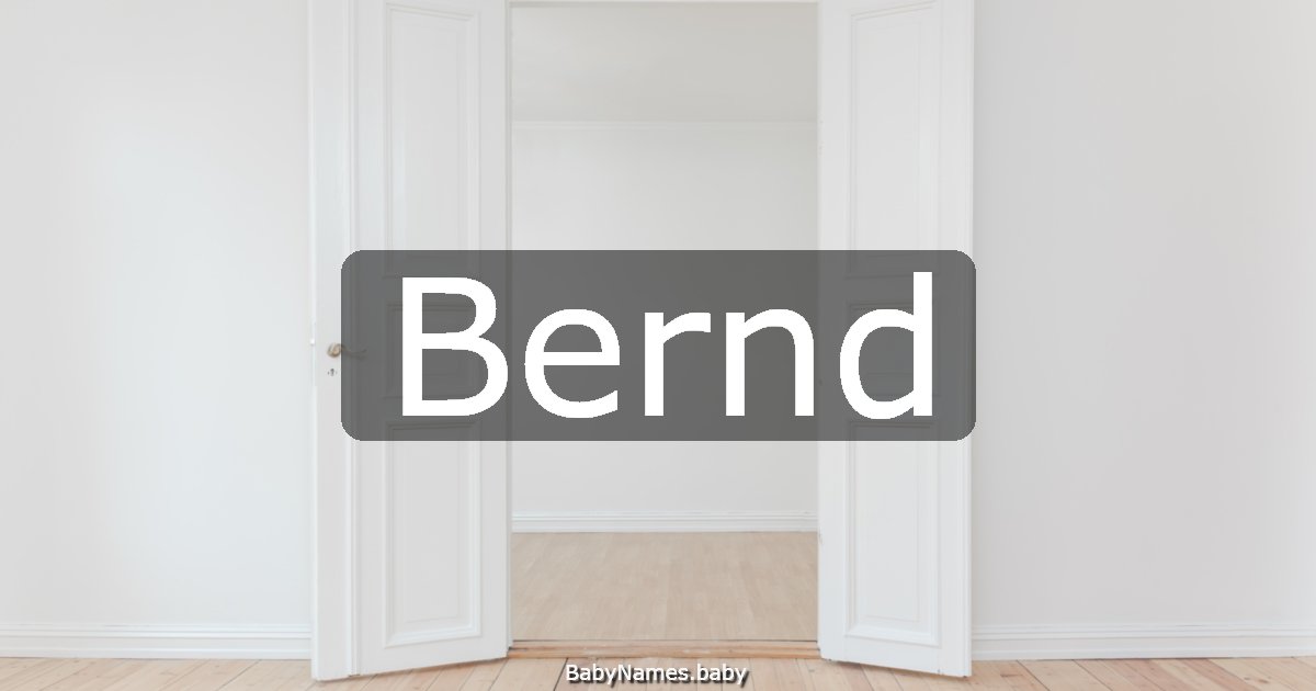 Bernd