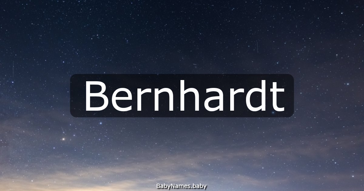 Bernhardt