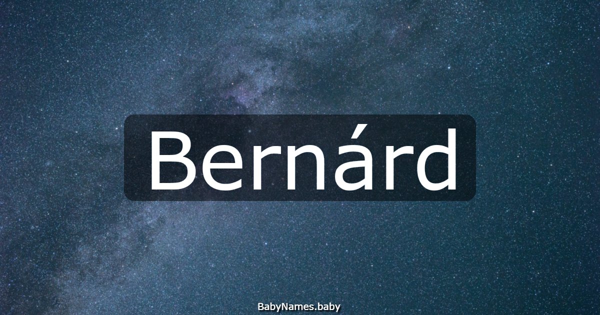 Bernárd