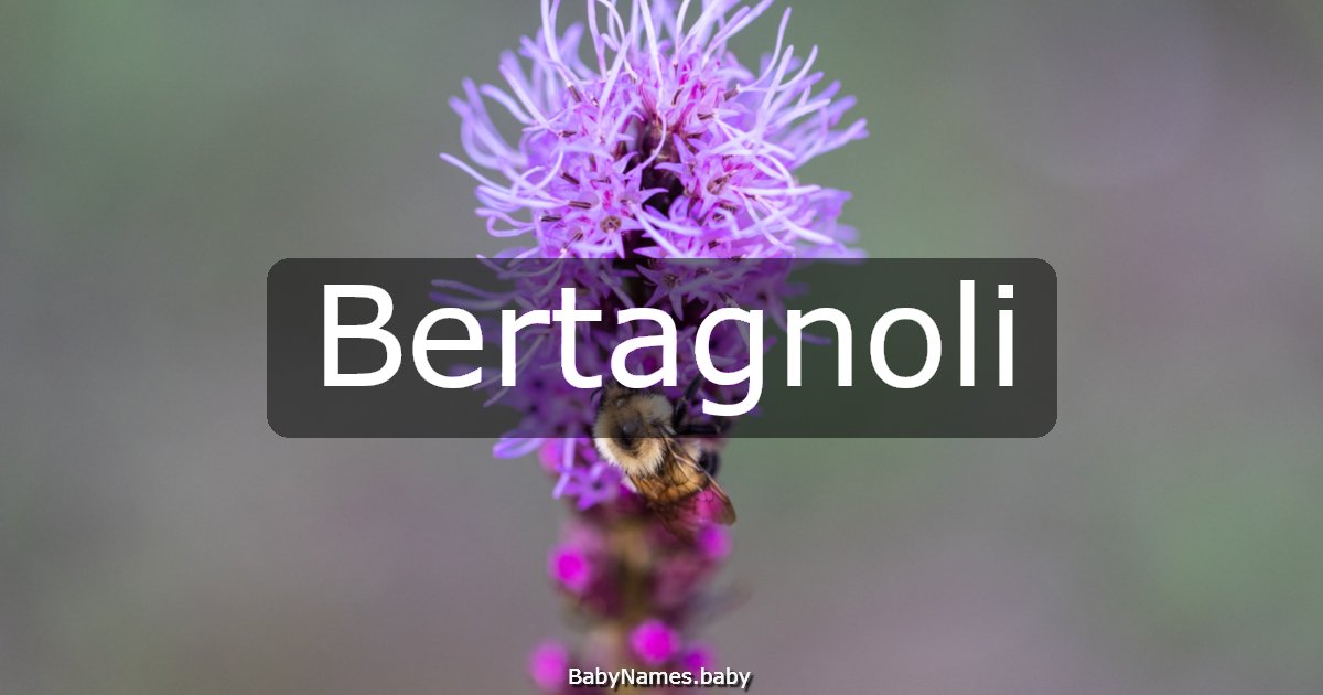 Bertagnoli