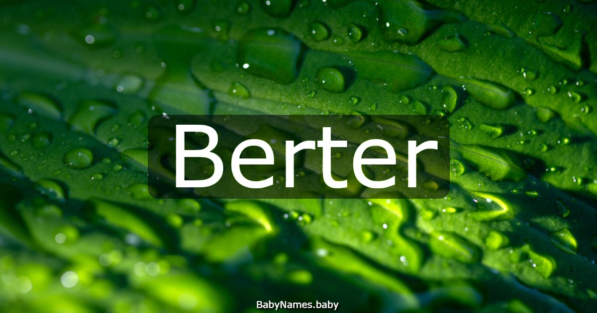 Berter