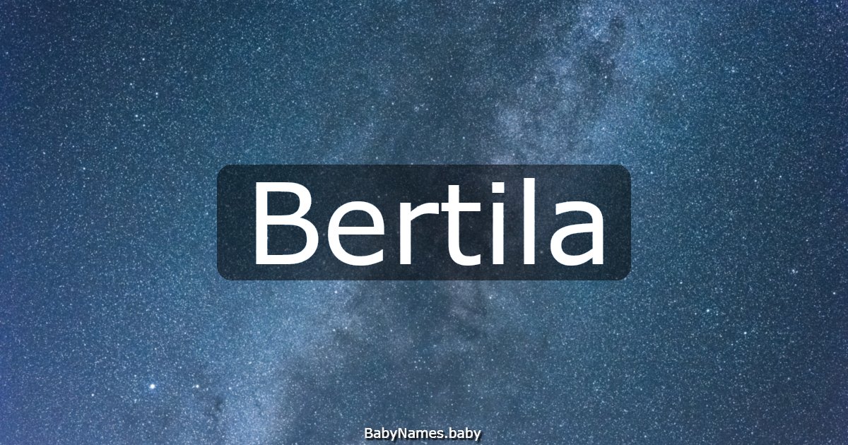 Bertila
