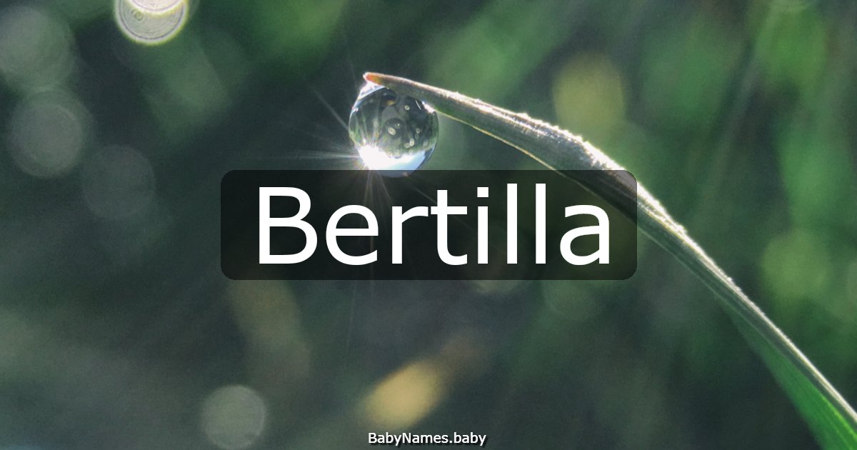 Bertilla