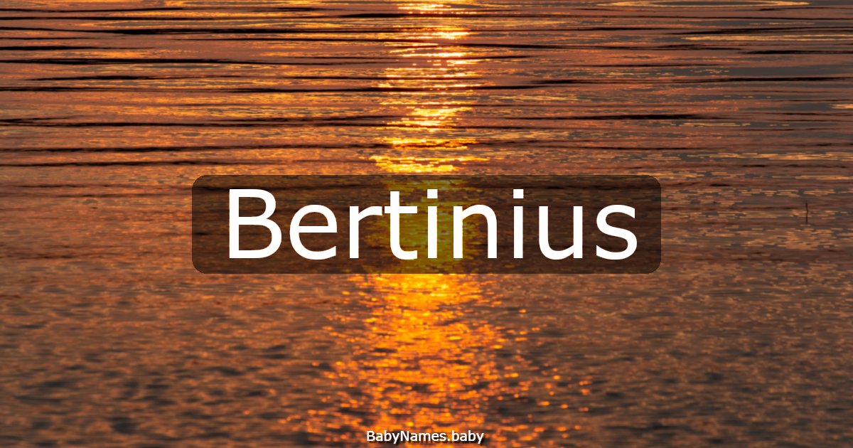 Bertinius