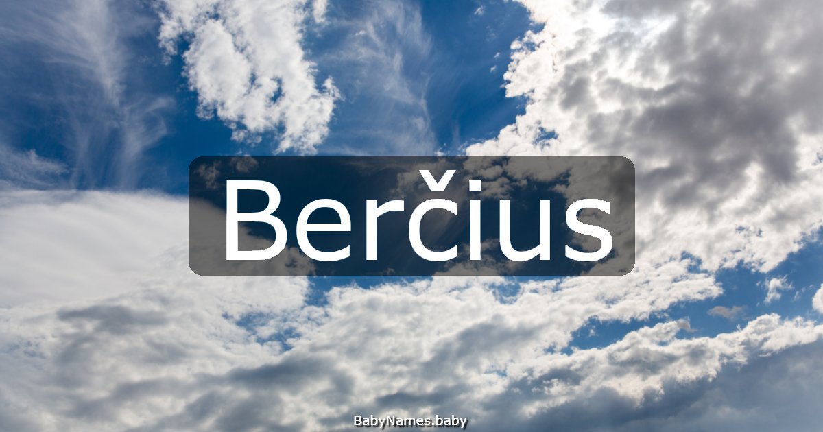 Berčius