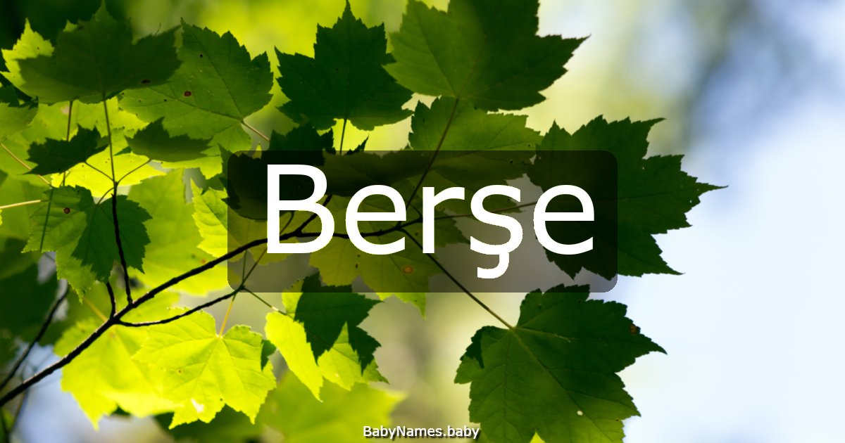 Berşe