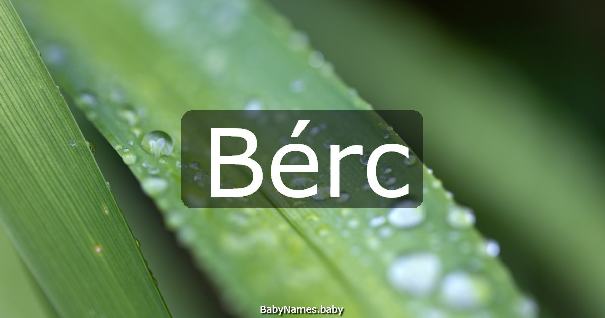 Bérc