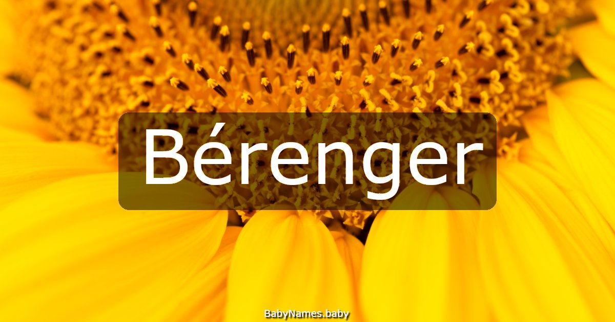 Bérenger