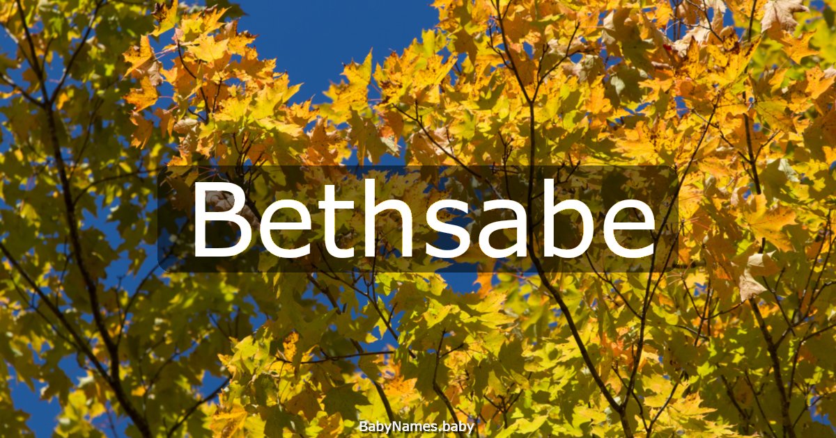 Bethsabe