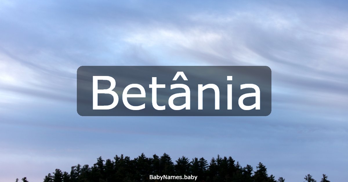 Betânia