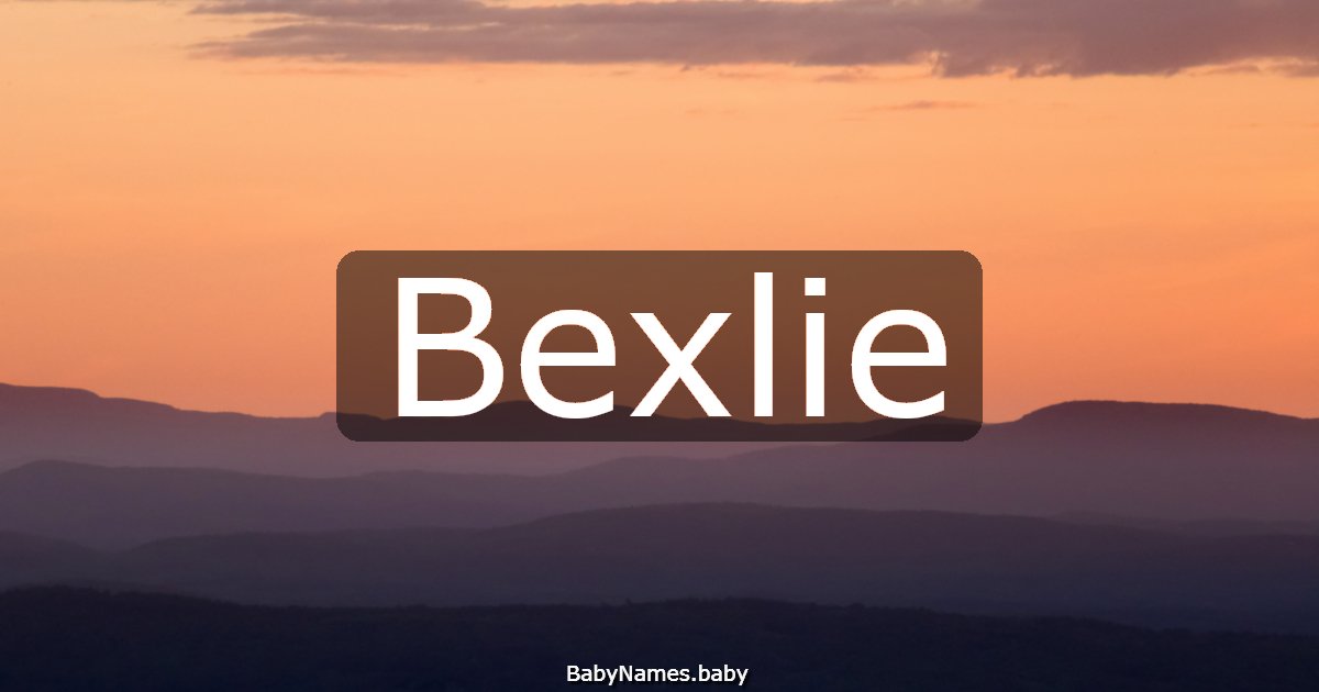 Bexlie