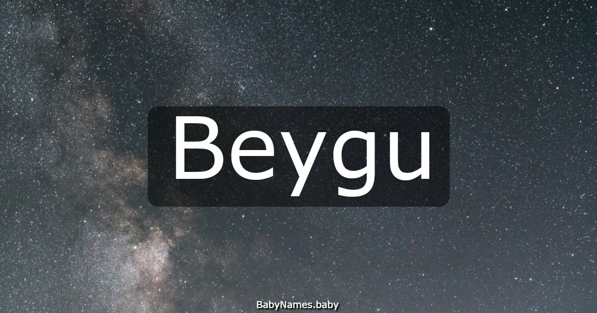 Beygu