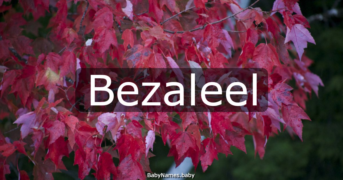 Bezaleel