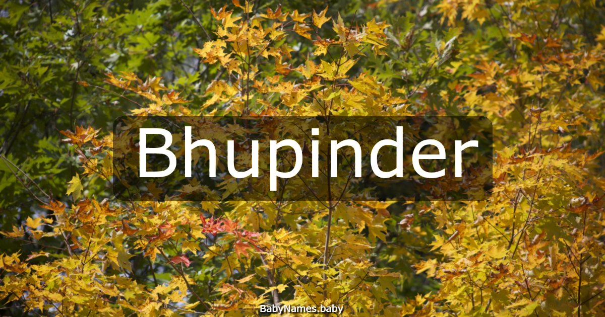 Bhupinder
